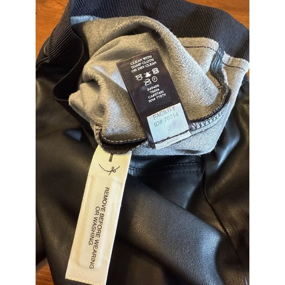 Ann Taylor | Faux Leather Leggings | Black | Size 8 | NWT